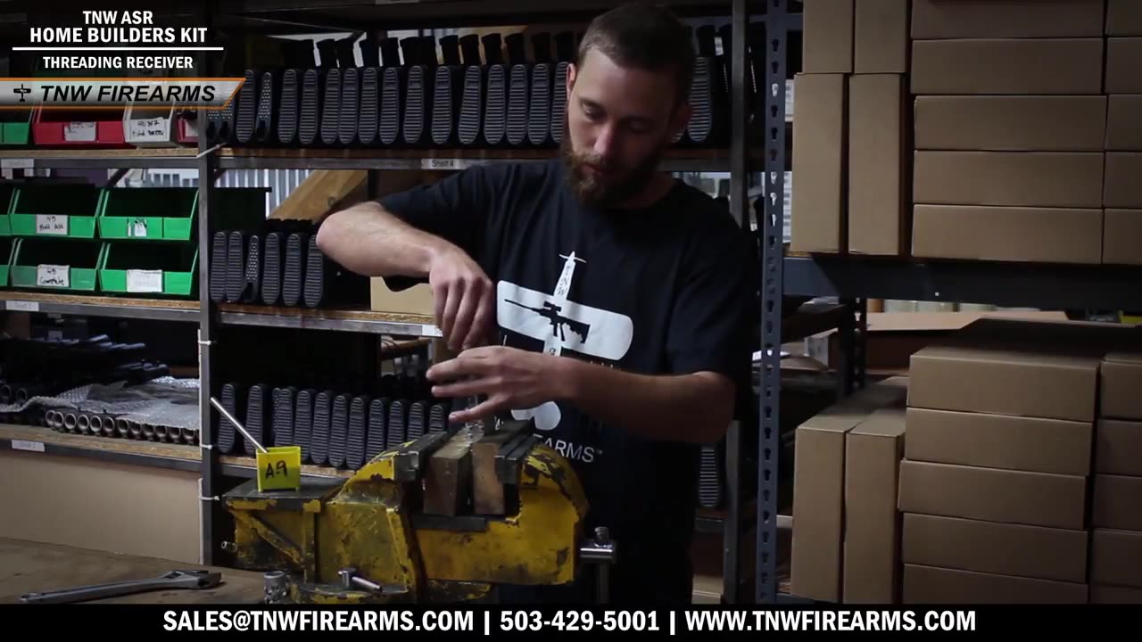 TNW ASR Hombuilders Kit - Threading the Receiver