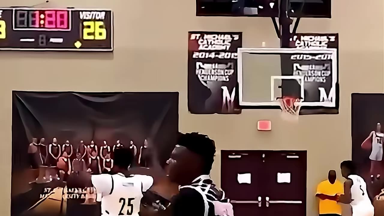 Full Court Shot… By Mistake?! 💀🏀