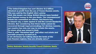 Medvedev Threatens To Seize British Crown Jewels Over Frozen $1.3B Assets!