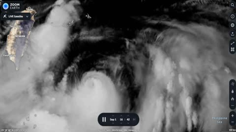 Miran Rubin - Super Typhoon Hinnamnor (Henry) 2022 - Zoom Earth | Live Hurricane Tracker (Deo 4)