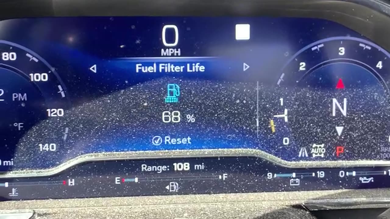 2023 Chevy Silverado 1500 (Duramax) - Oil & Fuel Filter Life Reset