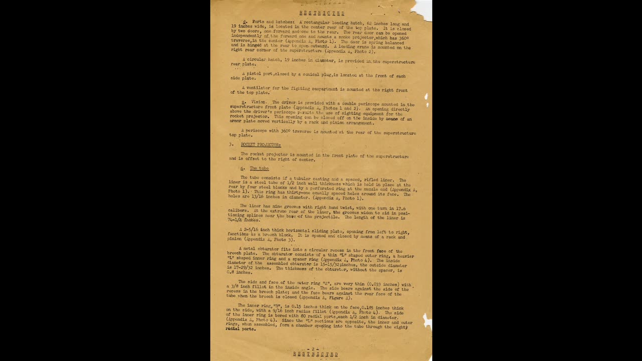 38cm Rocket Projector on Tiger 1 chassis (SturmTiger) US Captured