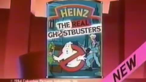 The Real Ghostbusters Heinz Pasta commercial 1992