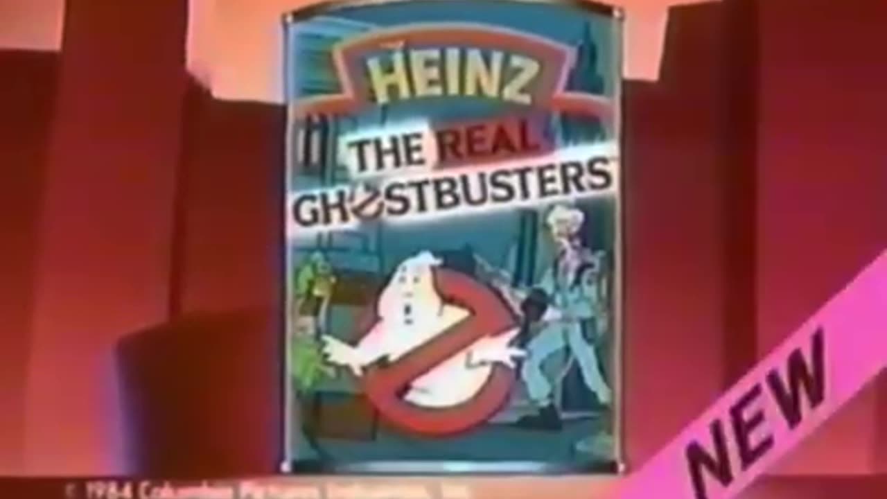 The Real Ghostbusters Heinz Pasta commercial 1992
