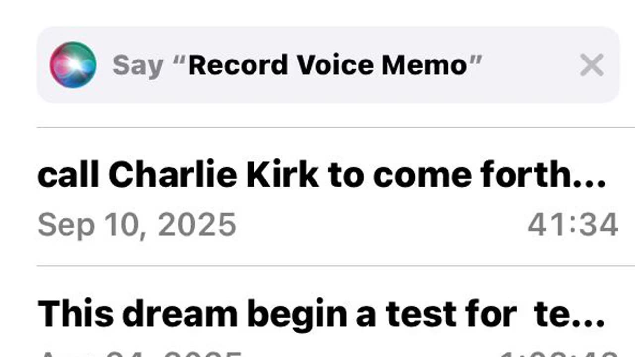On 9-10-25, GOD said, "Call his name, call CHARLIE KIRK to COME FORTH by THE RESURRECTION'S Power."