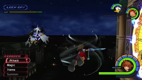 Kingdom Hearts Final Remix Part 42 Ice Titan and Phantom Boss Fight