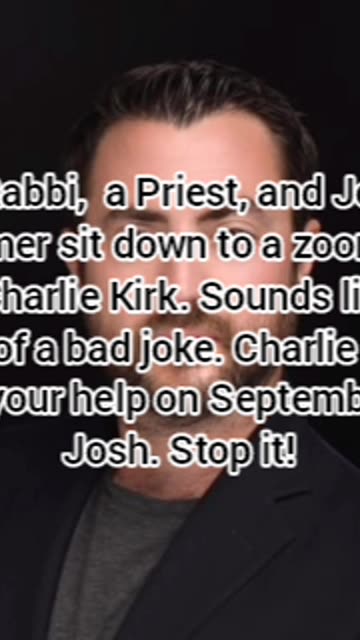 Josh Hammer is scared of people over him.