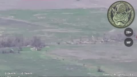 Russian Motorcycle Troops Cross an Open Field Under Fire and Capture New Positions