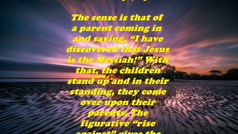 Matthew 10:21 - Daily Bible Verse Commentary