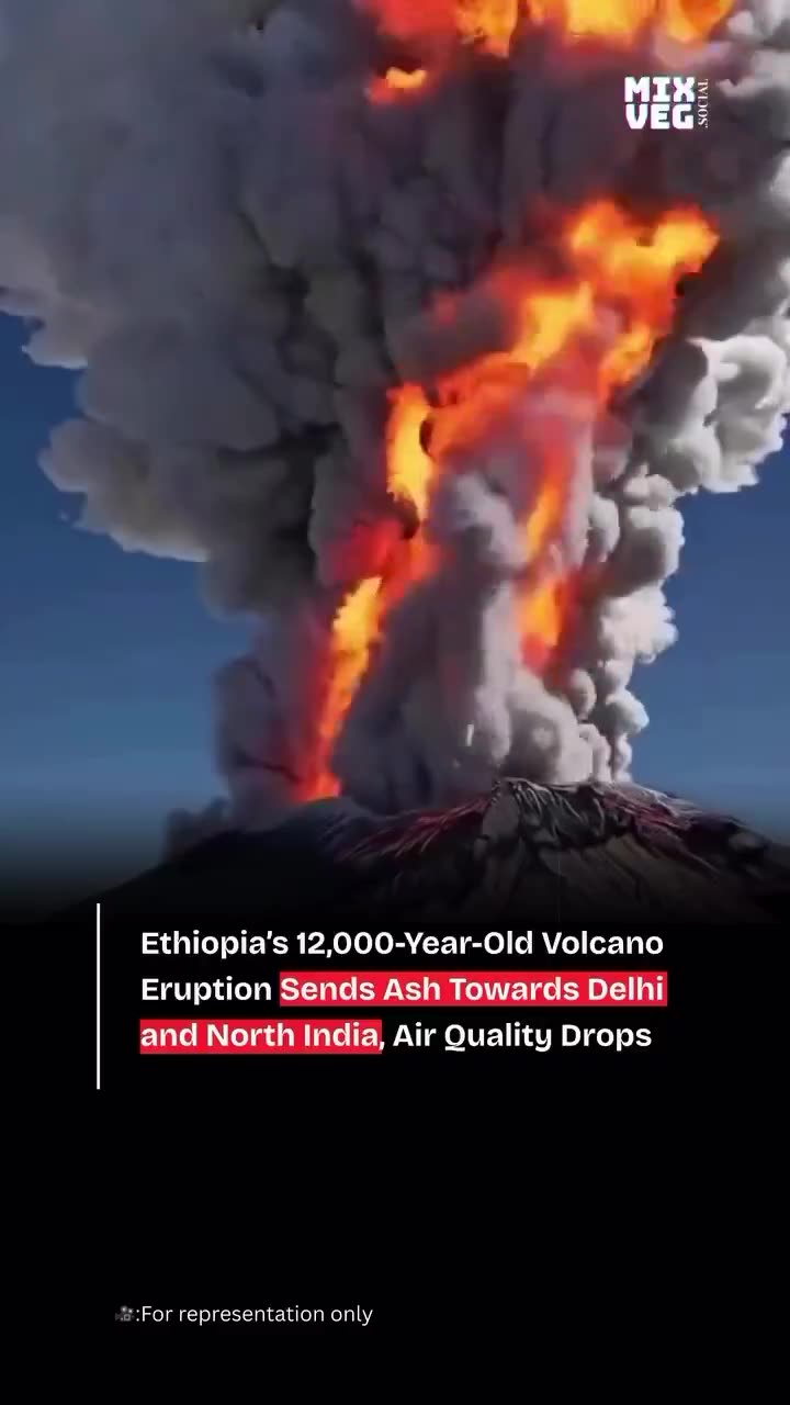 Typical African - Ethiopias ancient Hayli Gubbi volcano erupted for the first time in ...