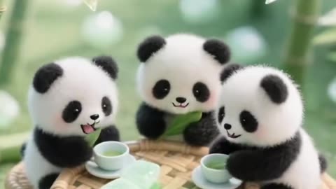 Cute small panda animal short #cute #animals