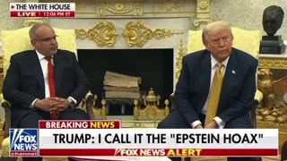 President Donald J. Trump's response to the Jeffrey Epstein situation