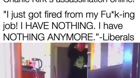 Leftist lunatic got fired from their job for celebrating Charlie’s assassination.