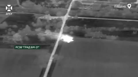 🔥FPV vs BM-21: Border guards destroyed the invaders' "Grad" In the South,