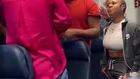 KAREN PUT IN HER👊🏿PLACE ON PLANE!🤯