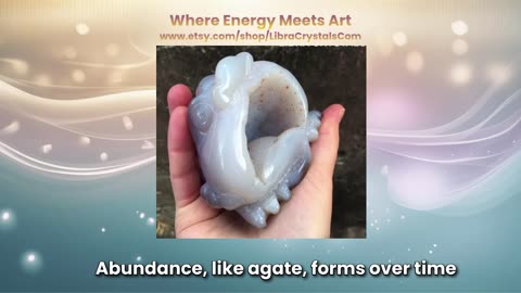 Feng Shui Money Toad Jin Chan | Agate Druzy Geode Crystal for Wealth & Protection