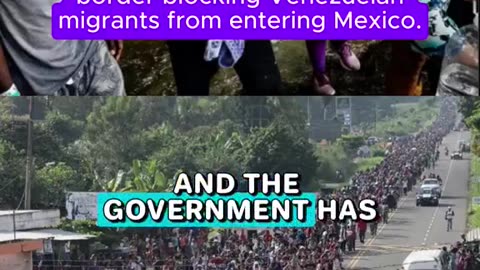 Mexico is stopping Venezuelan migrants from entering the southern border. Its ok when Mexico does it