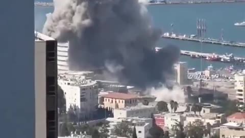 Iranian ballistic missile hits Haifa