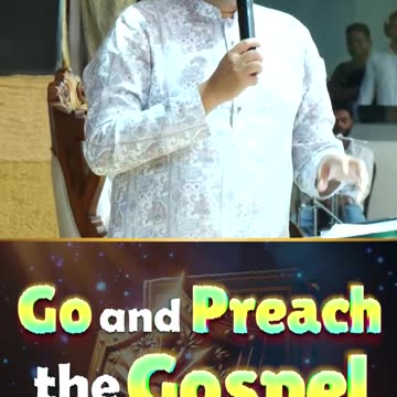 GO AND PREACH THE GOSPEL | Ankur Narula Ministries #apostleankuryosephnarula #gospelmessage #shorts