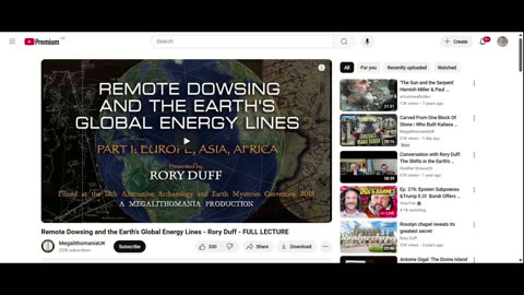 Remote Dowsing and the Earth's Energy Lines - Rory Duff - FULL LECTURE