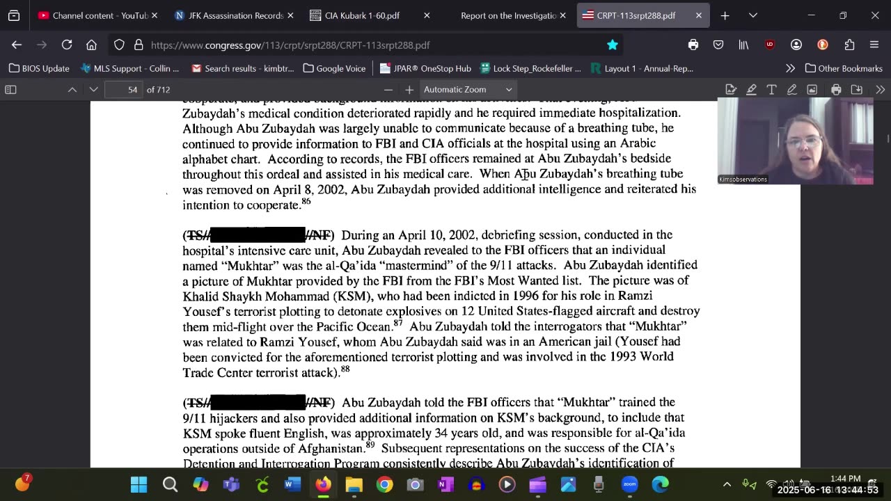 V 8 Senate Torture Report