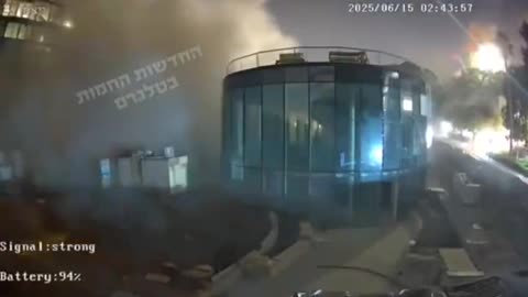 Iranian Missile Hits the Weizmann Institute for Science in Rehovot