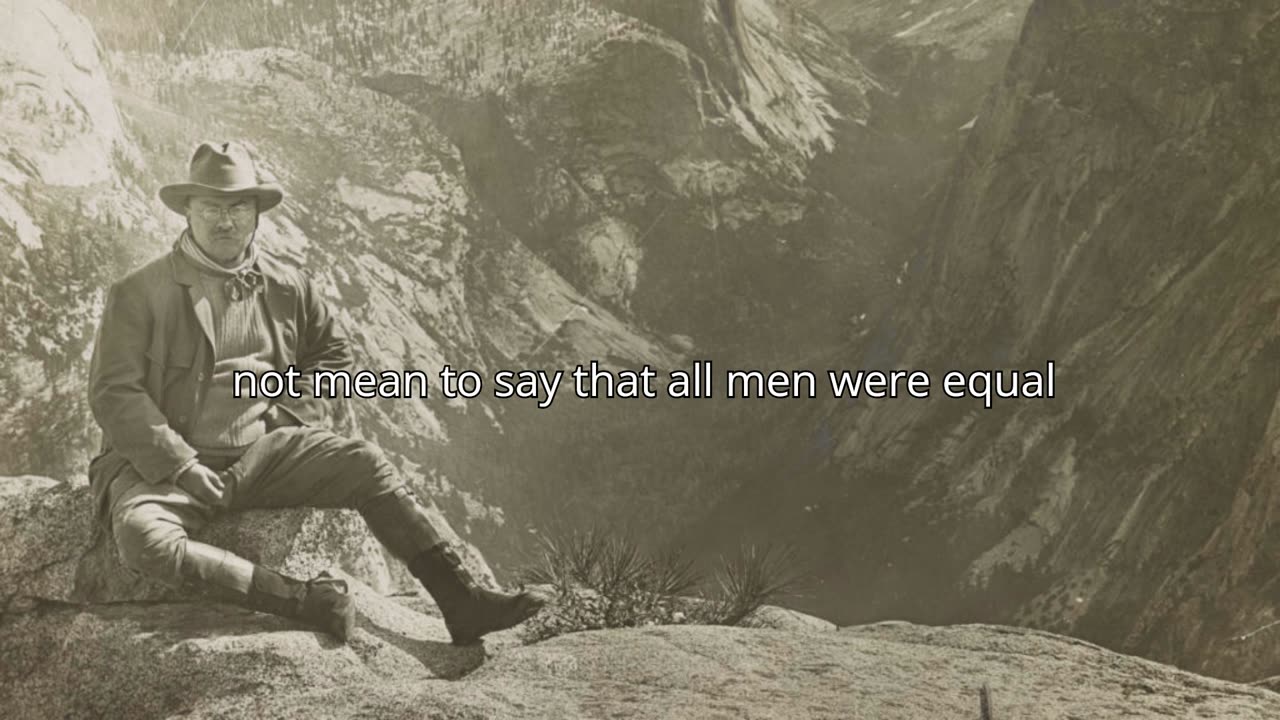 Teddy Roosevelt on equality
