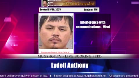 Mugshot TV - Live Arrest Booking Video Stream