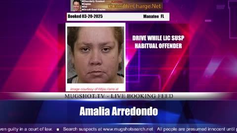 Mugshot TV - Live Arrest Booking Video Stream