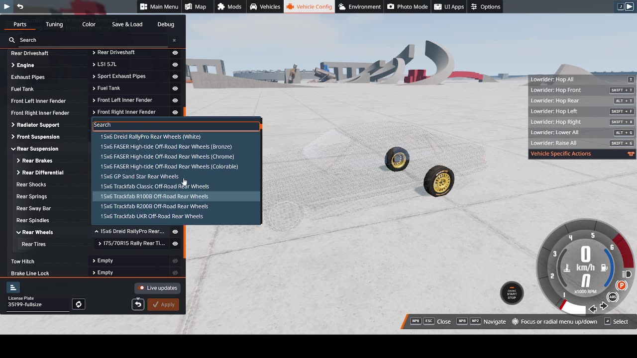 Crashes and stunts in BEAM ng