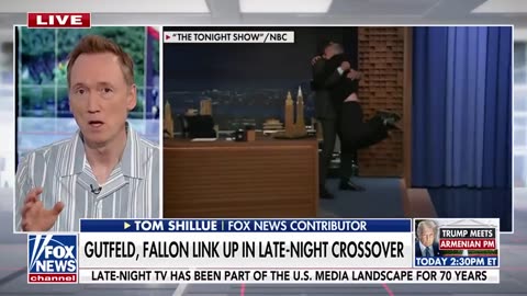 On Fallon's late-night crossover, Gutfeld excels: "It could not have gone more smoothly."