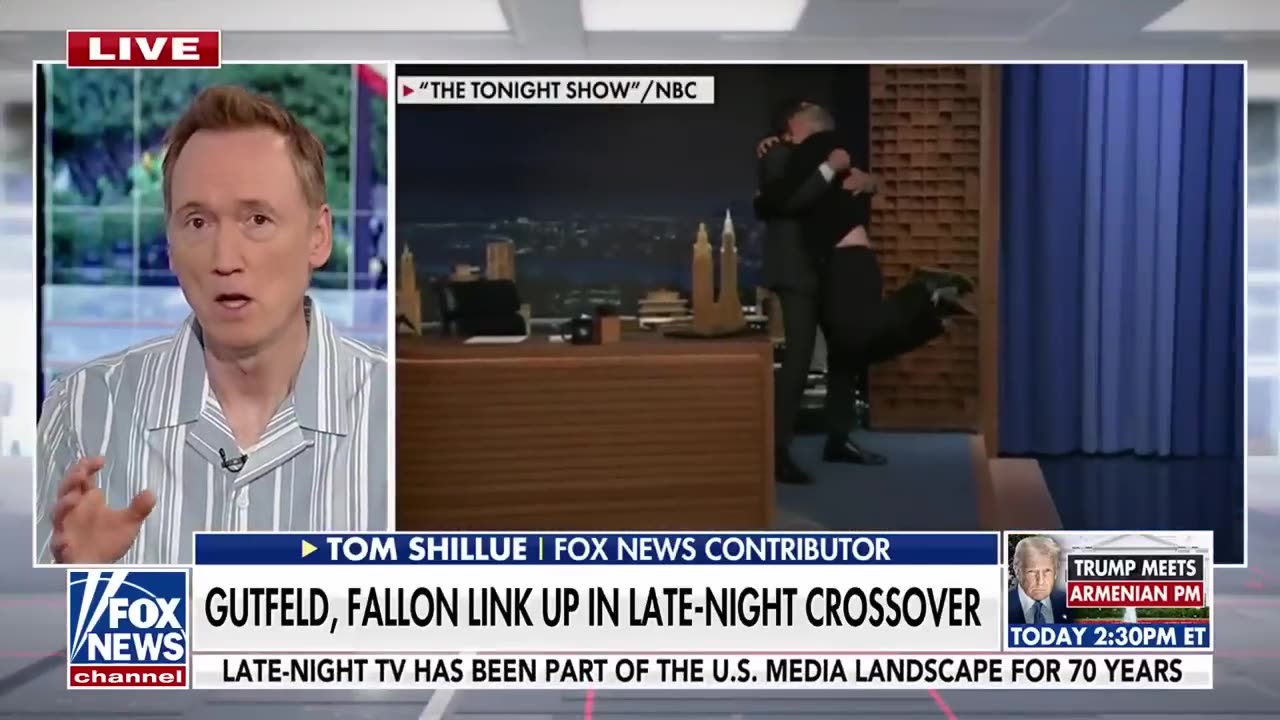 On Fallon's late-night crossover, Gutfeld excels: "It could not have gone more smoothly."