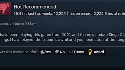 Tom Clancy's Rainbow Six® Siege X Steam Review