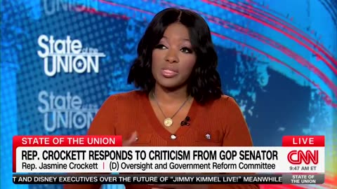 On the day of his funeral, Jasmine Crockett goes on CNN to smear Charlie Kirk.