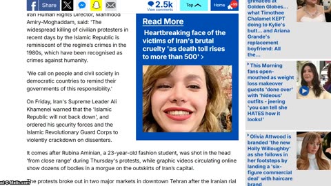 Iranian Hero Emerges