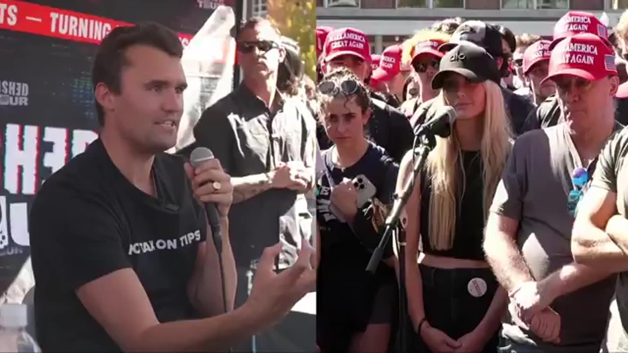 WOW! Charlie Kirk talked with a woman who shares the horror of abortion