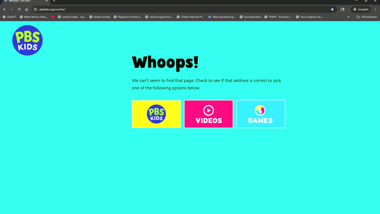 Martha Speaks is now officially lost media.