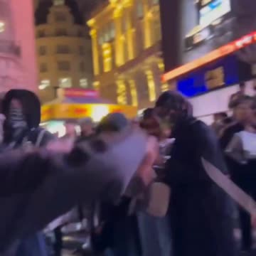 Greta and her Islamic friends blocked Piccadilly Circus in London. Is Greta no longer