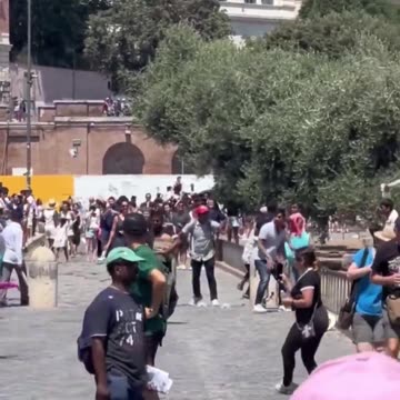 This is Colosseum in Rome where gladiators once dueled. Today fake Pakistani