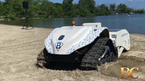 Canada’s first-ever beach cleaning robot just hit Lake Simcoe shores
