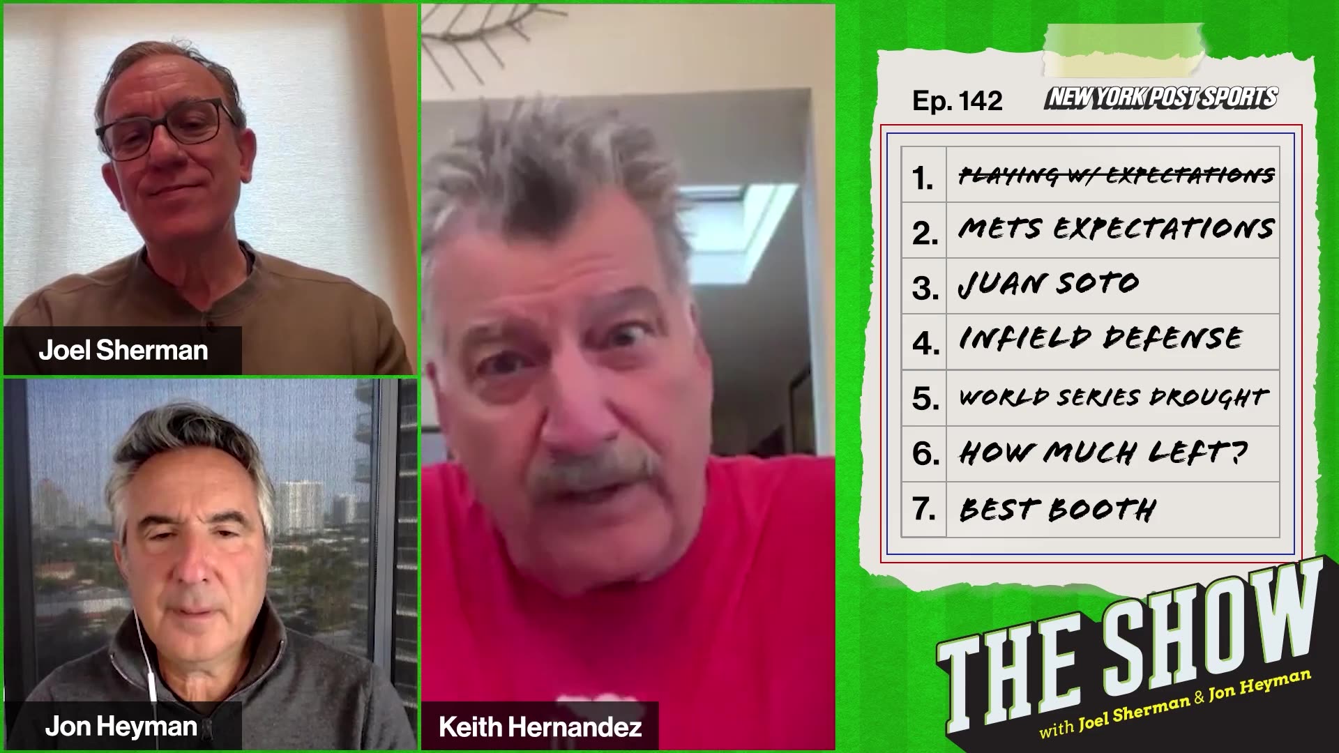 Keith Hernandez believes Mets starting pitching is "worrisome" | The Show