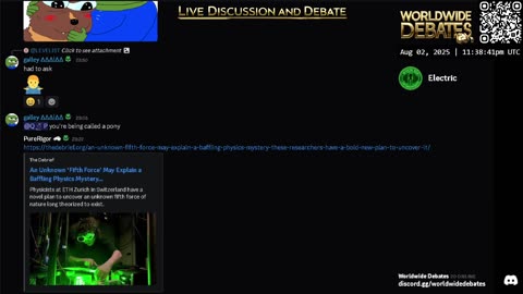Worldwide Debates LIVE - # 0002 - YouTube/Rumble/Twitch/Kick