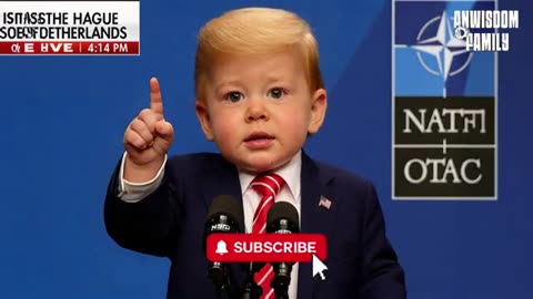 Trump Confronts 'Fake News CNN' at NATO Ssummit - Baby Primetime Parody