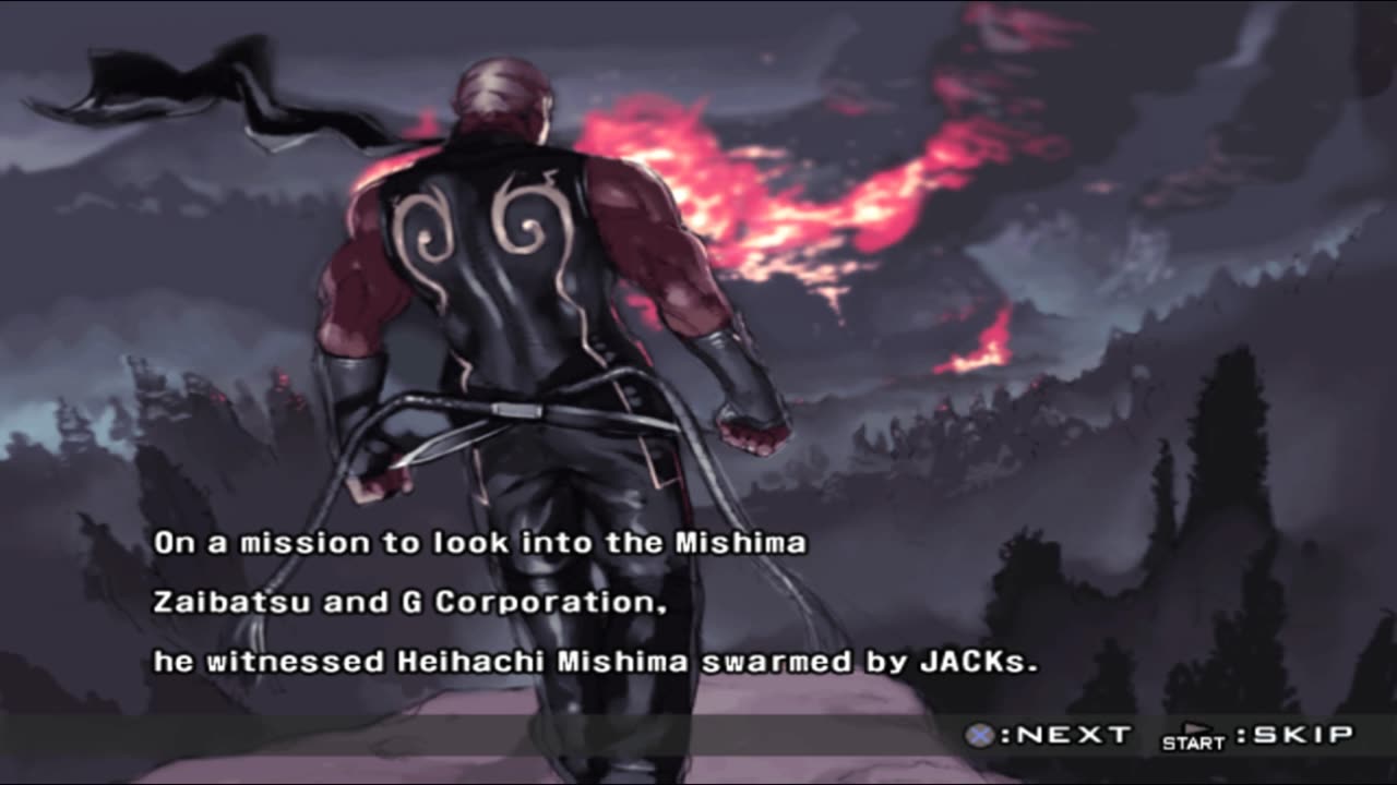 Raven Prologue Epilogue Tekken 5