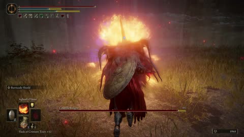 Elden Ring NG+1 | Crucible Knight in Limgrave boss fight solo #eldenring #gaming #eldenringbosses