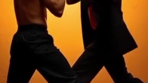 Brus lee and Trump kung fu