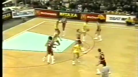 "Tracer Milano VS Maccabi Tel Aviv" FINAL COPA EUROPA'87 (02 de Abril, 1987) en español