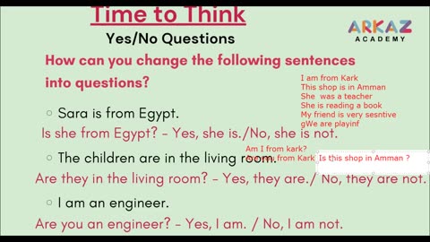 Forming questions(12)