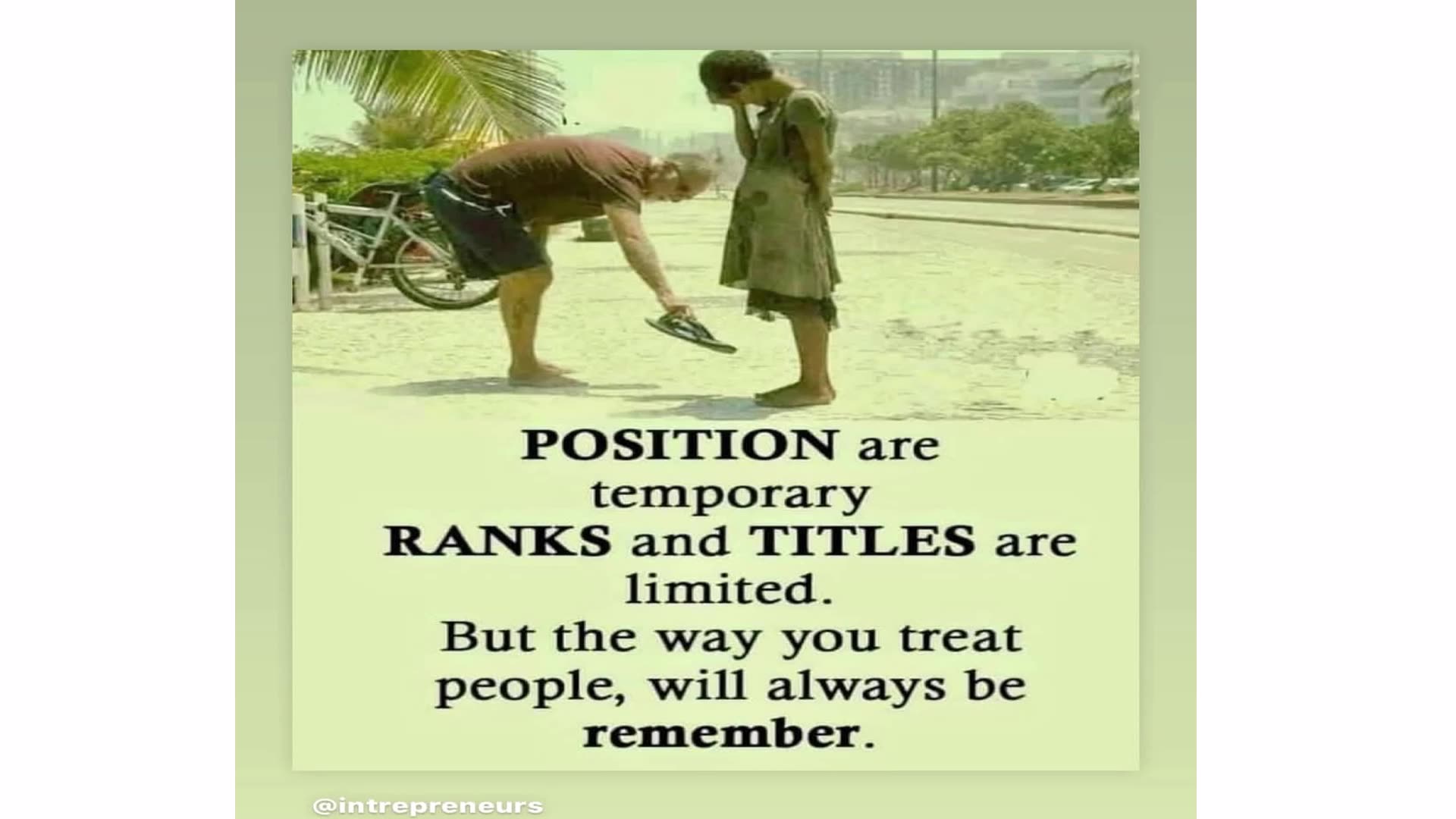 Rank Is Temporary POSITION are temporary RANKS and TITLES are limited.