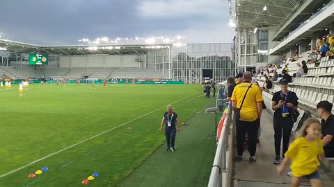 Before Romania vs Montenegro. The fans start arriving. UEFA EURO U19 🏆 13.06.2025